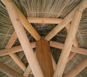 tahiti Thatch Panel Close Up